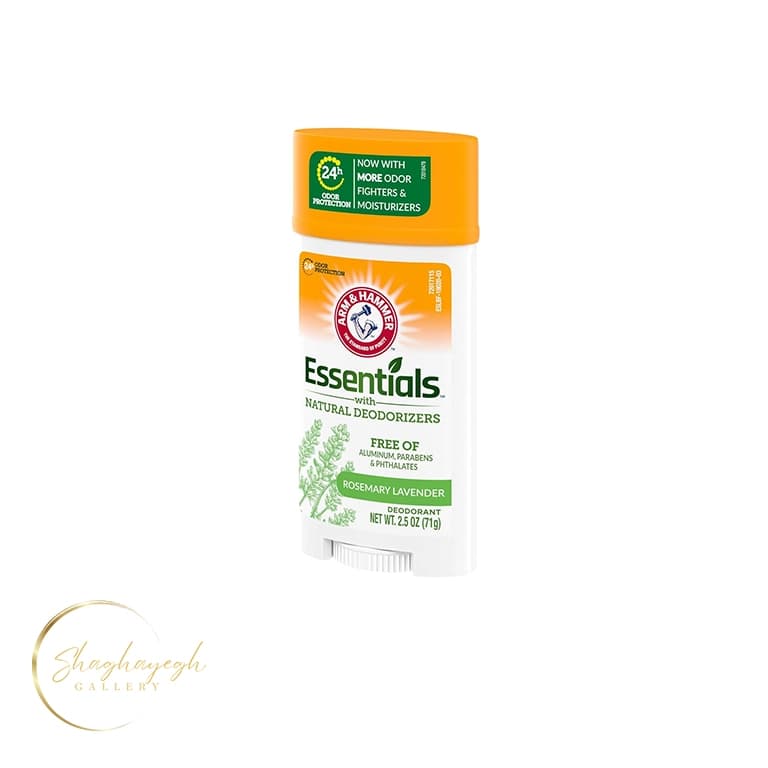 مام صابونی ضد تعریق و خوشبوکننده رزماری و لوندر ارم اند همر ۷۱ گرم Arm and Hammer Essentials Rosemary Lavender Deodorant 71g