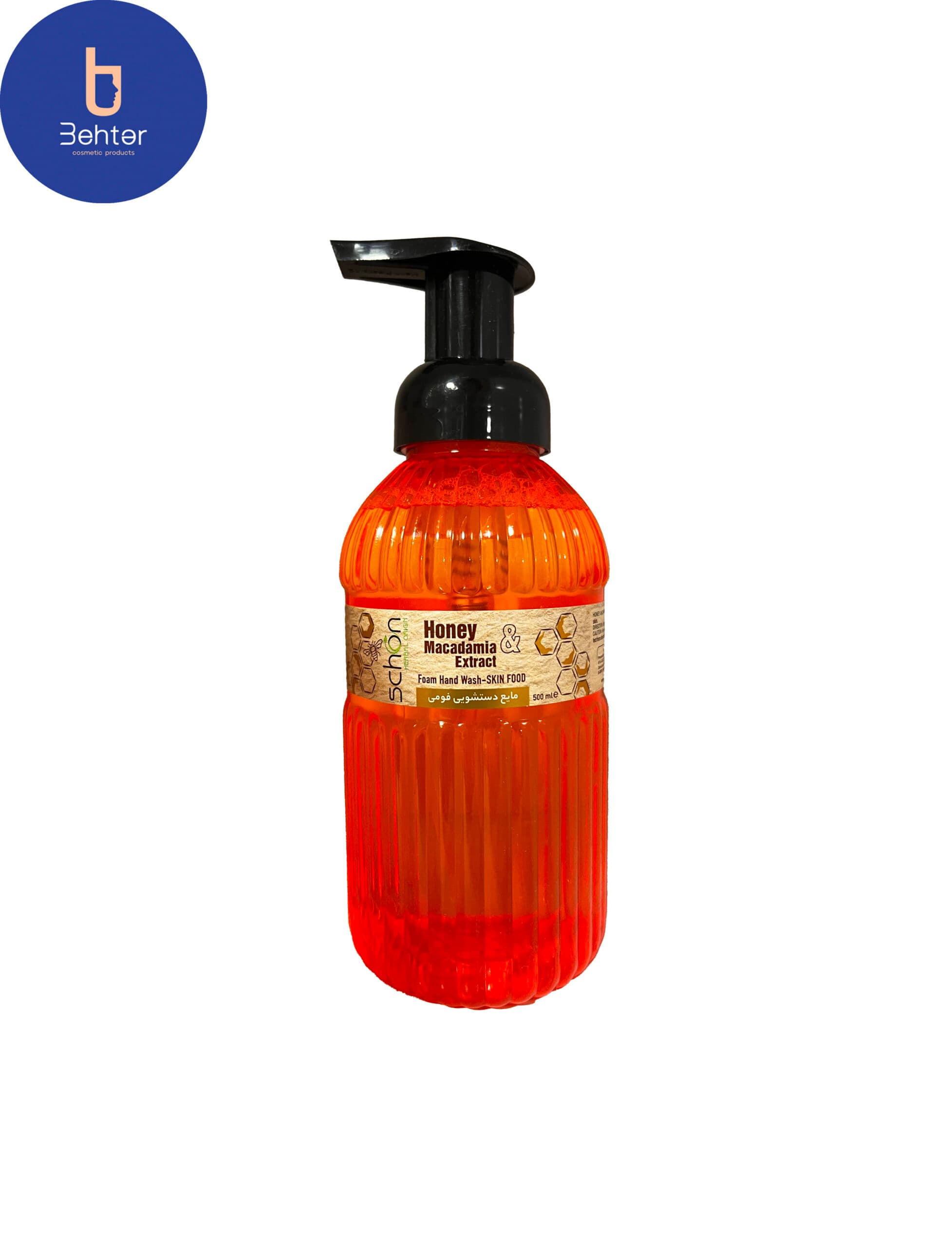 مایع دستشویی فومی عسل و ماکادمیا شوون 500 میل Schon Hand Wash Foaming Honey and Macadamia , 500 ml