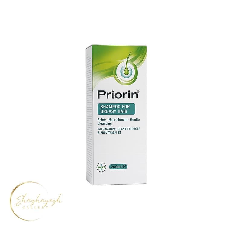 شامپو کنترل چربی و تقویت مو پریورین ۲۰۰ میل Priorin Shampoo For Greasy Hair 200ml — تصویر ۲