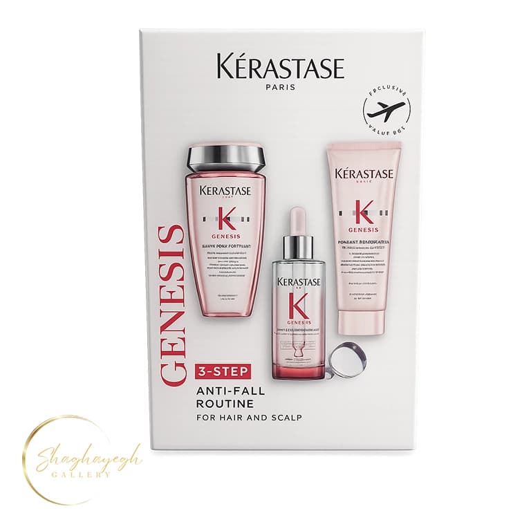پک سه مرحله ای ضد ریزش و تقویت مو کراستاس جنسیس Kerastase Genesis Anti Hair Fall Routine Set — تصویر ۵