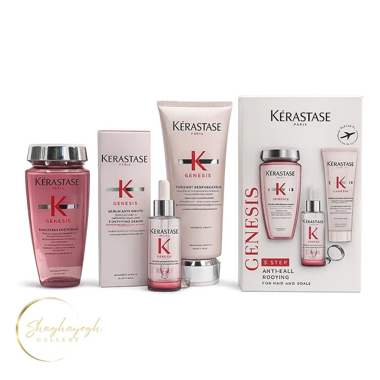 پک سه مرحله ای ضد ریزش و تقویت مو کراستاس جنسیس Kerastase Genesis Anti Hair Fall Routine Set — تصویر ۲