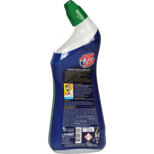 مایع تمیز کننده توالت فرنگی پورچوز مدل Ekstra Guclu حجم 750 میل Por coz toilet cleaning liquid, Ekstra Guclu model, 750 ml — تصویر ۵