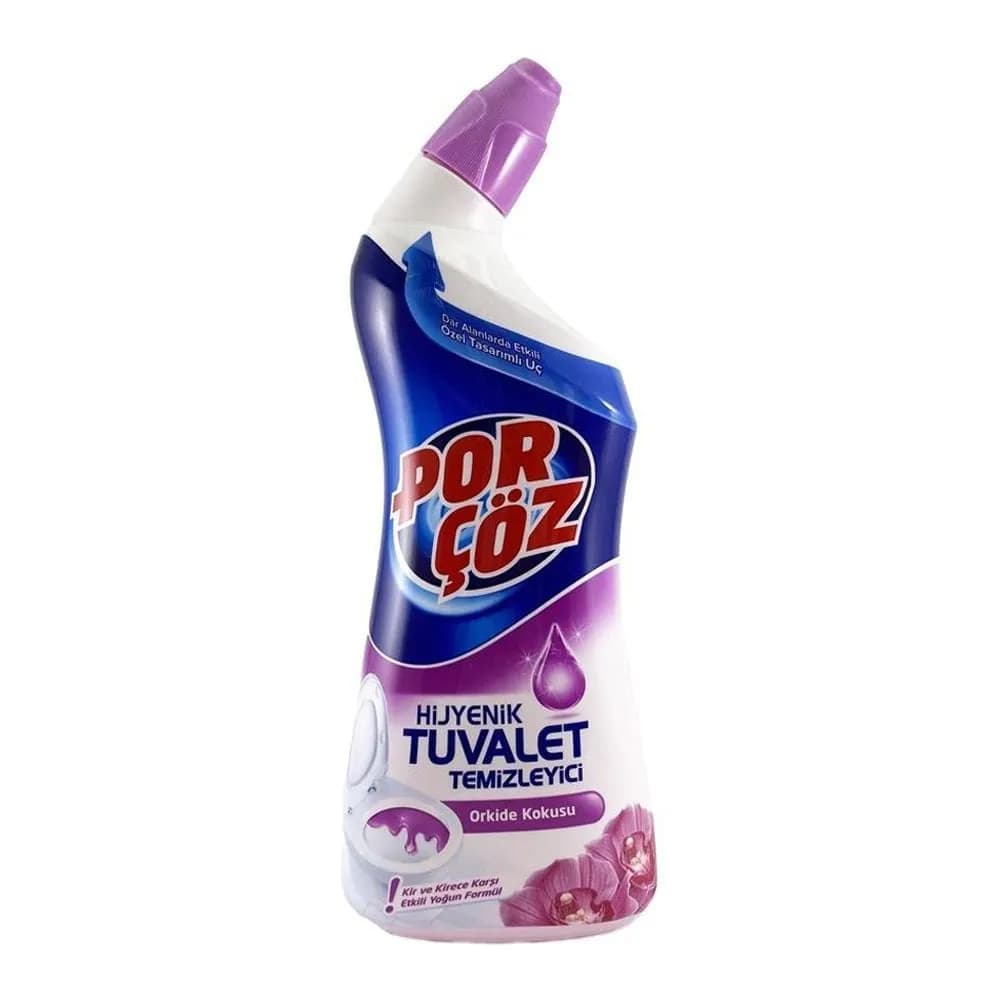 مایع تمیزکننده و جرم گیر توالت فرنگی پورچوز رایحه ارکیده 750 میل Por coz toilet cleaning liquid and orchid scent 750 ml — تصویر ۱۰