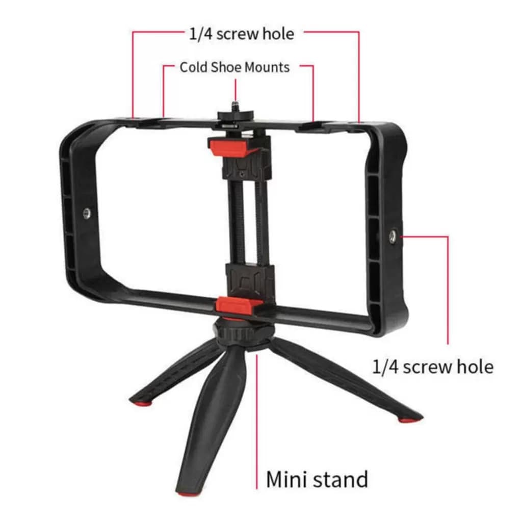 سه پایه رومیزی گوشی و تبلت جیماری مدل JMARY MT-33 Mobile holder — تصویر ۹