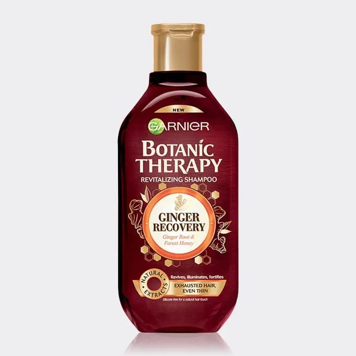 شامپو تقویتکننده و احیاکننده مو گارنیر بوتانیک تراپی زنجبیل و عسل ۴۰۰ میل Garnier Botanic Therapy Ginger Recovery Shampoo 400ml — تصویر ۴