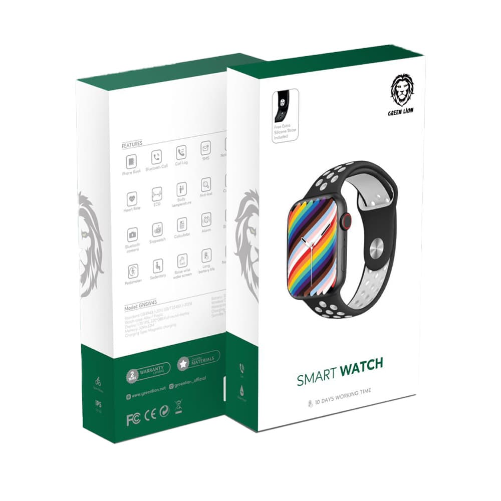ساعت هوشمند گرین لاین مدل Green Lion Watch Smartwatch GNSWATCH به همراه بند طرح Nike