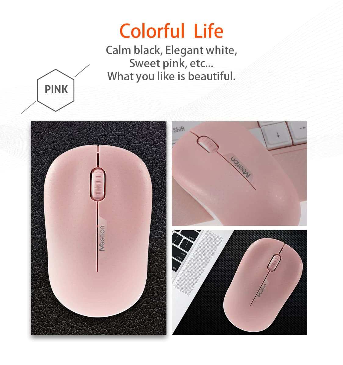 ماوس وایرلس میشن مدل Meetion Wireless Mouse MT-R545 — تصویر ۳