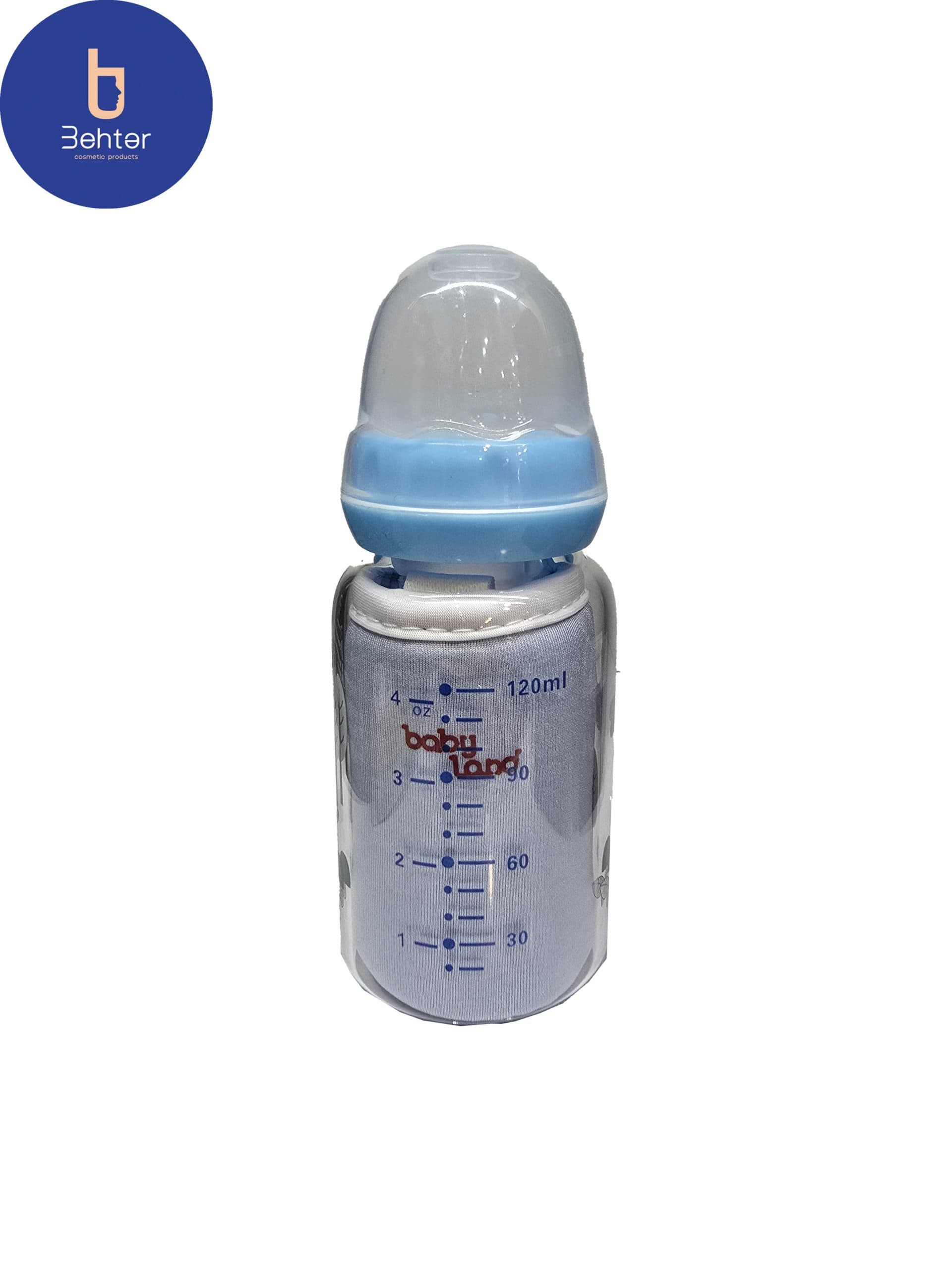شیشه شیرخوری پیرکس بیبی لند سایز 6-0 ماهگی 517 کد 120میل Baby Land Pyrex milk bottle size 0-6 months 517 code 120 ml — تصویر ۱۰