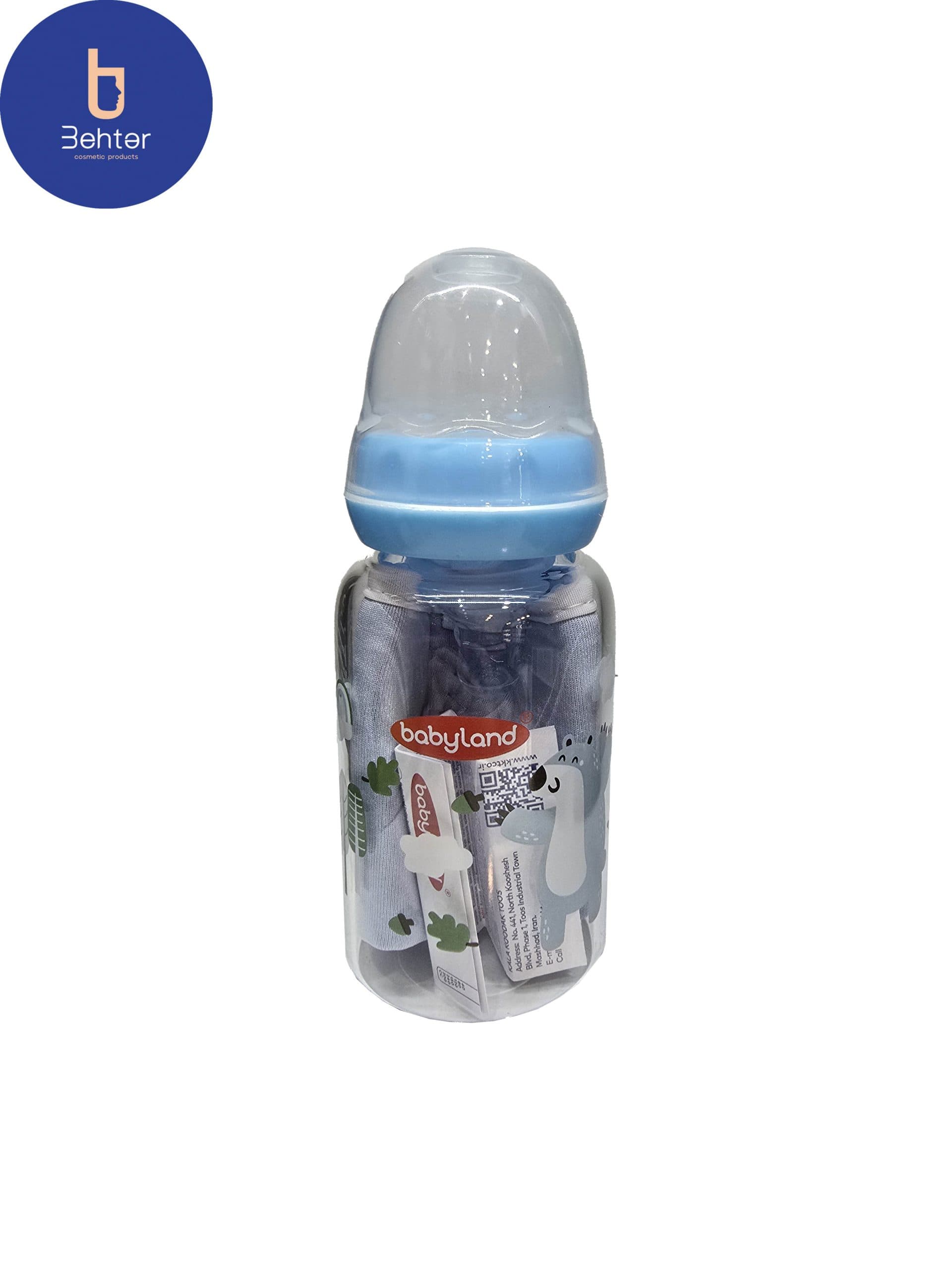 شیشه شیرخوری پیرکس بیبی لند سایز 6-0 ماهگی 517 کد 120میل Baby Land Pyrex milk bottle size 0-6 months 517 code 120 ml — تصویر ۹