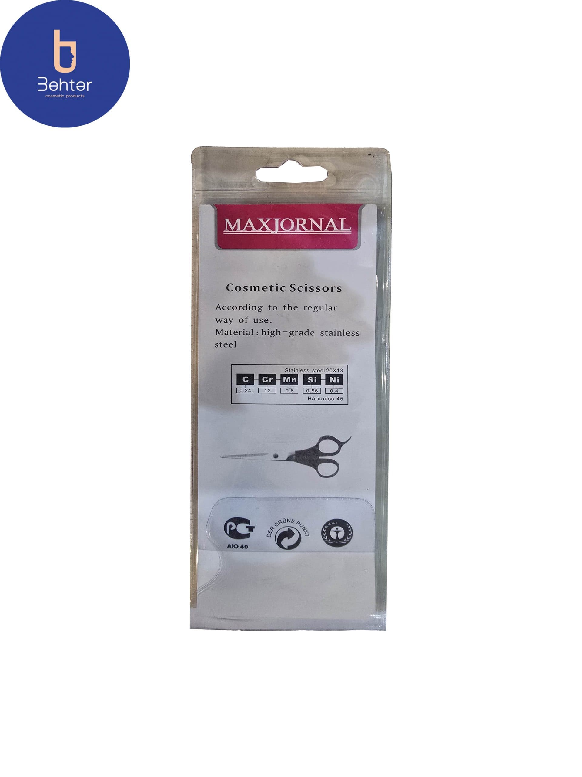قیچی ارایشگری مکس ژورنال S74 کد barber scissors Max Journal S74 — تصویر ۷