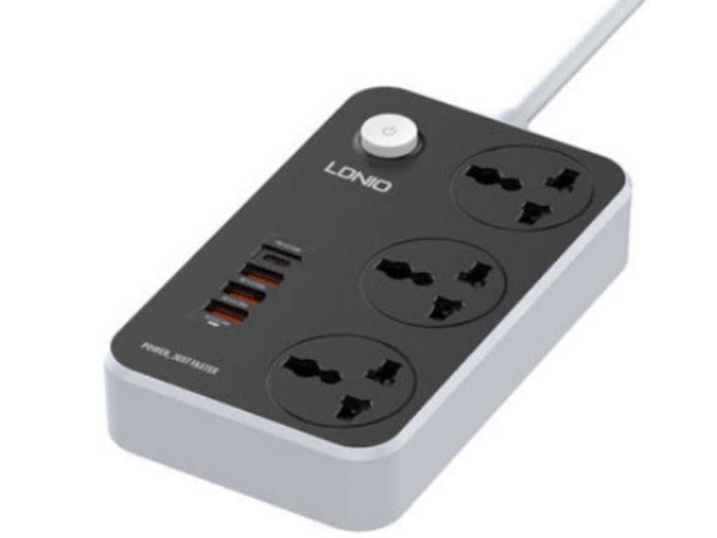 چند راهی برق الدنیو LDNIO Power Socket SC3412 — تصویر ۵