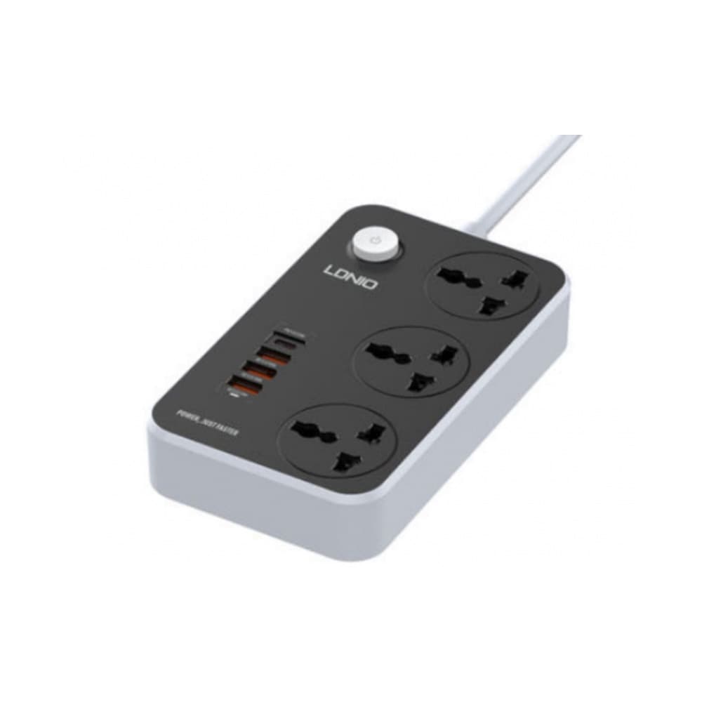 چند راهی برق الدنیو LDNIO Power Socket SC3412 — تصویر ۲