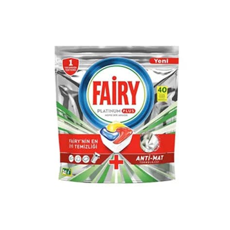 قرص ماشین ظرفشویی فیری مدل Platinum Plus بسته بندی 40 عددی Fairy Dishwasher tablets , Platinum Plus model , 40 pcs — تصویر ۱۰