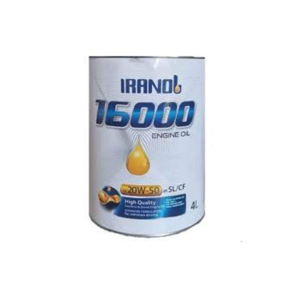 روغن موتور 16000 MAX – 20W50 (قوطی فلزی 4 لیتری) ایرانول