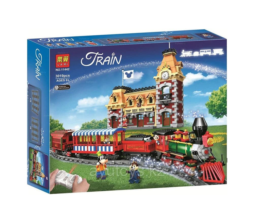 لگو ایستگاه قطار دیزنی مدل TRAIN برند LARI کد 11442 — تصویر ۶