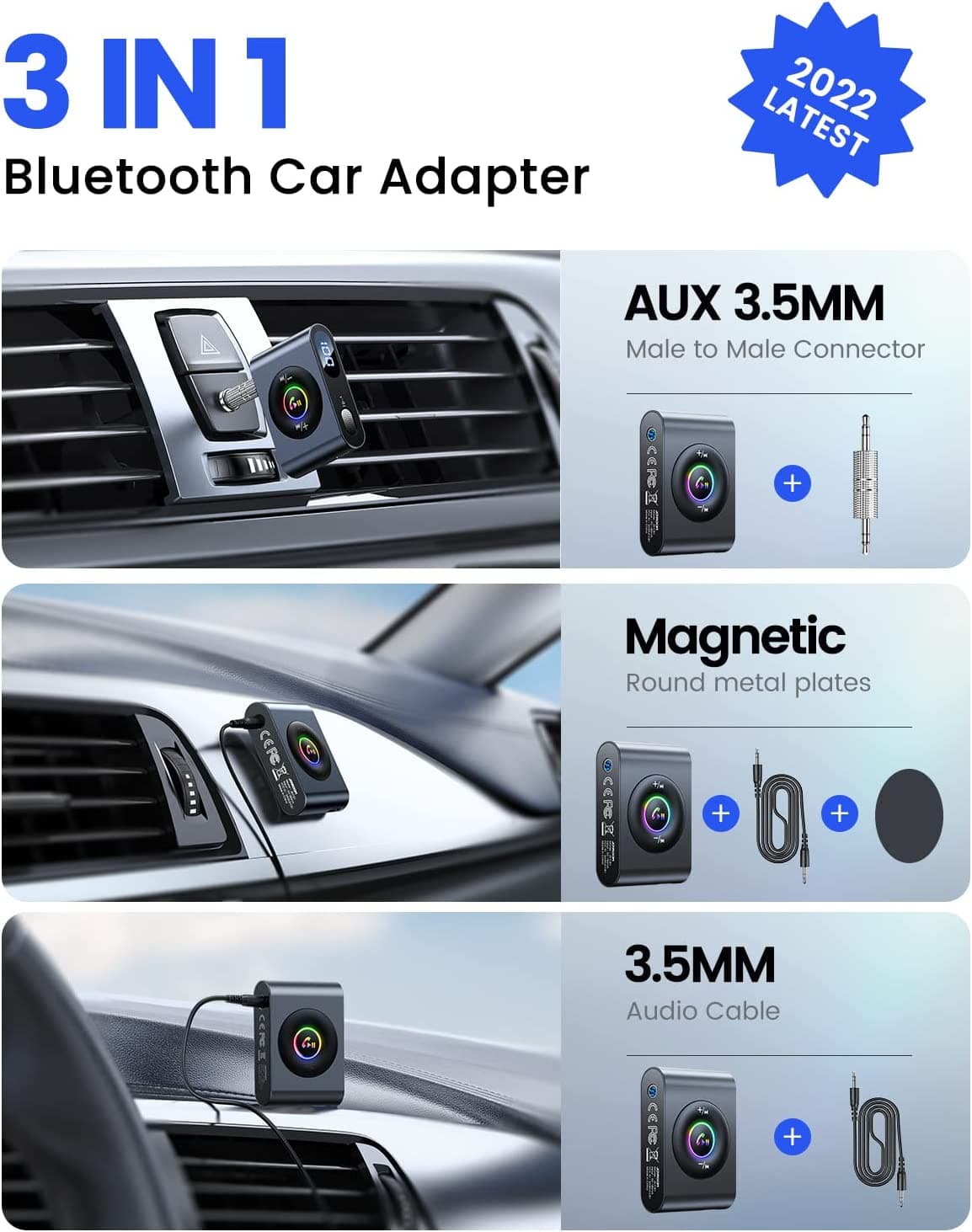 گیرنده بلوتوث جویروم Joyroom JR-CB1 Bluetooth Wireless Receiver for Car — تصویر ۸