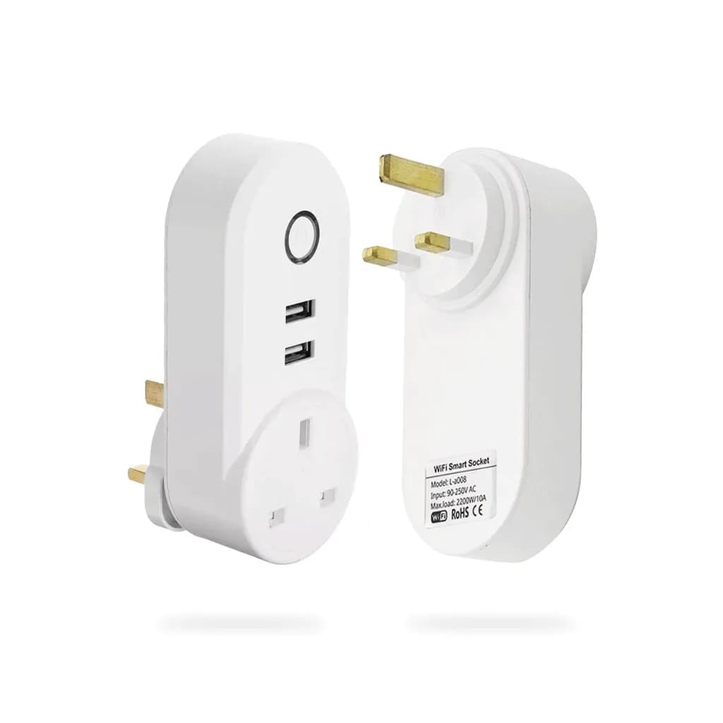 پریز هوشمند Wi-Fi با شارژر USB پرودو مدل WFPU2-WH — تصویر ۴