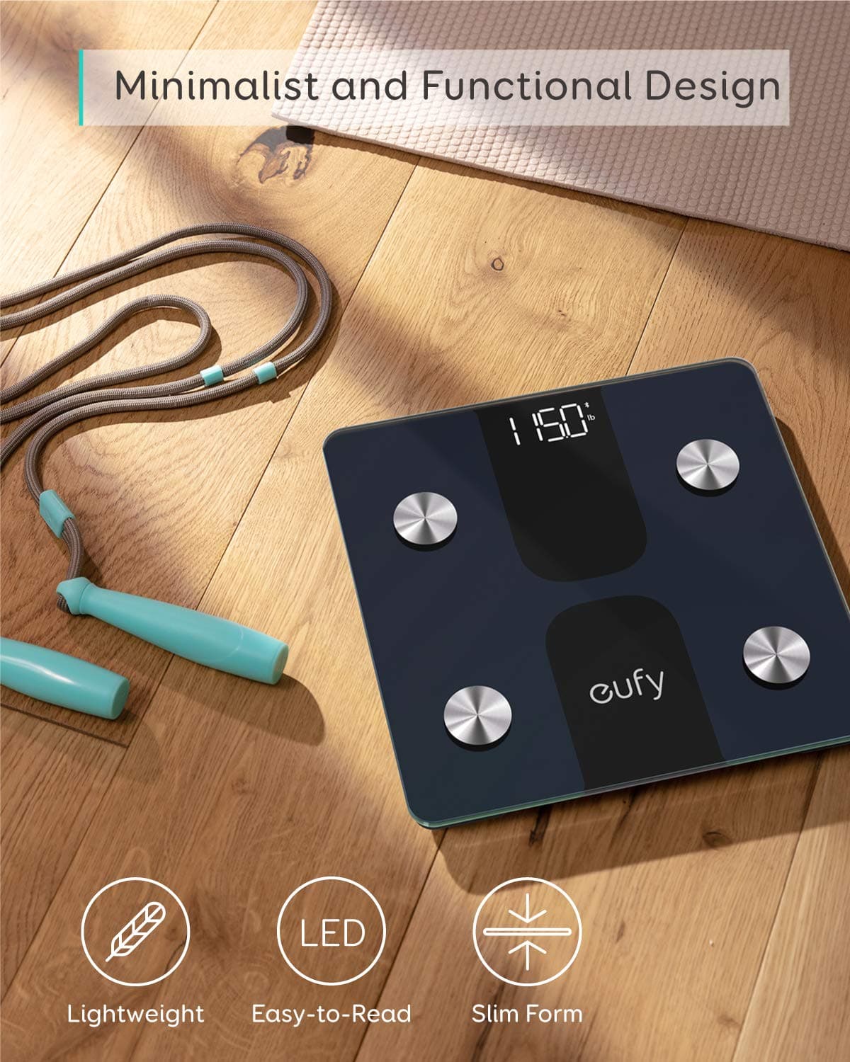 ترازو هوشمند انکر مدل Eufy by Anker Smart Scale C1 — تصویر ۷