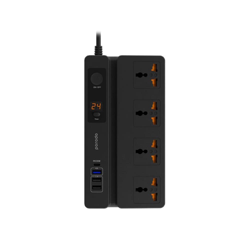 چند راهی برق پرودو مدل Porodo Multi-Function Socket With Phone Stand PD-FWCH007 — تصویر ۱۰