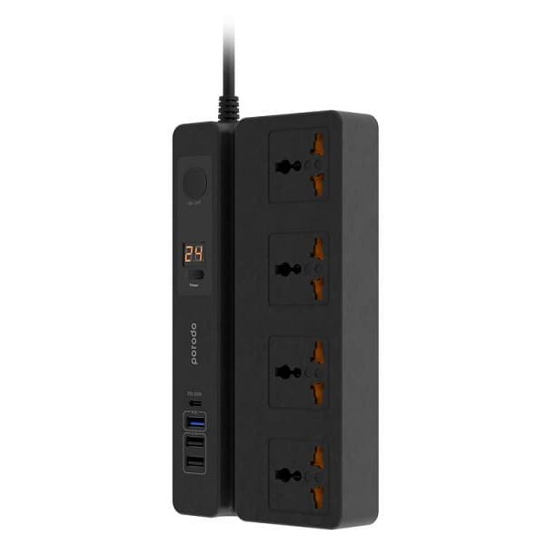 چند راهی برق پرودو مدل Porodo Multi-Function Socket With Phone Stand PD-FWCH007 — تصویر ۱۲