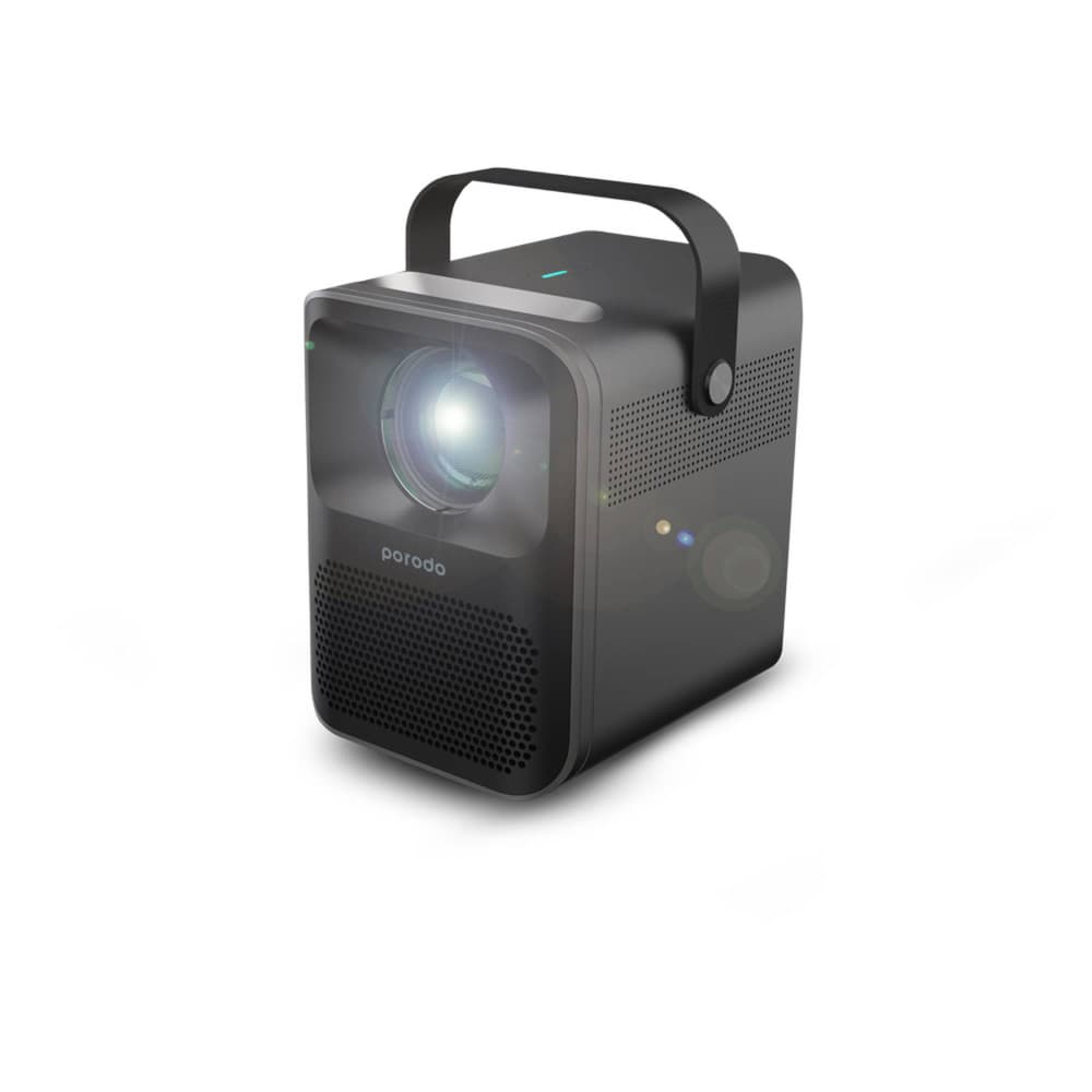 پروژکتور قابل حمل پرودو مدل Porodo Full HD Portable Projector PD-HDPRJAN-BK