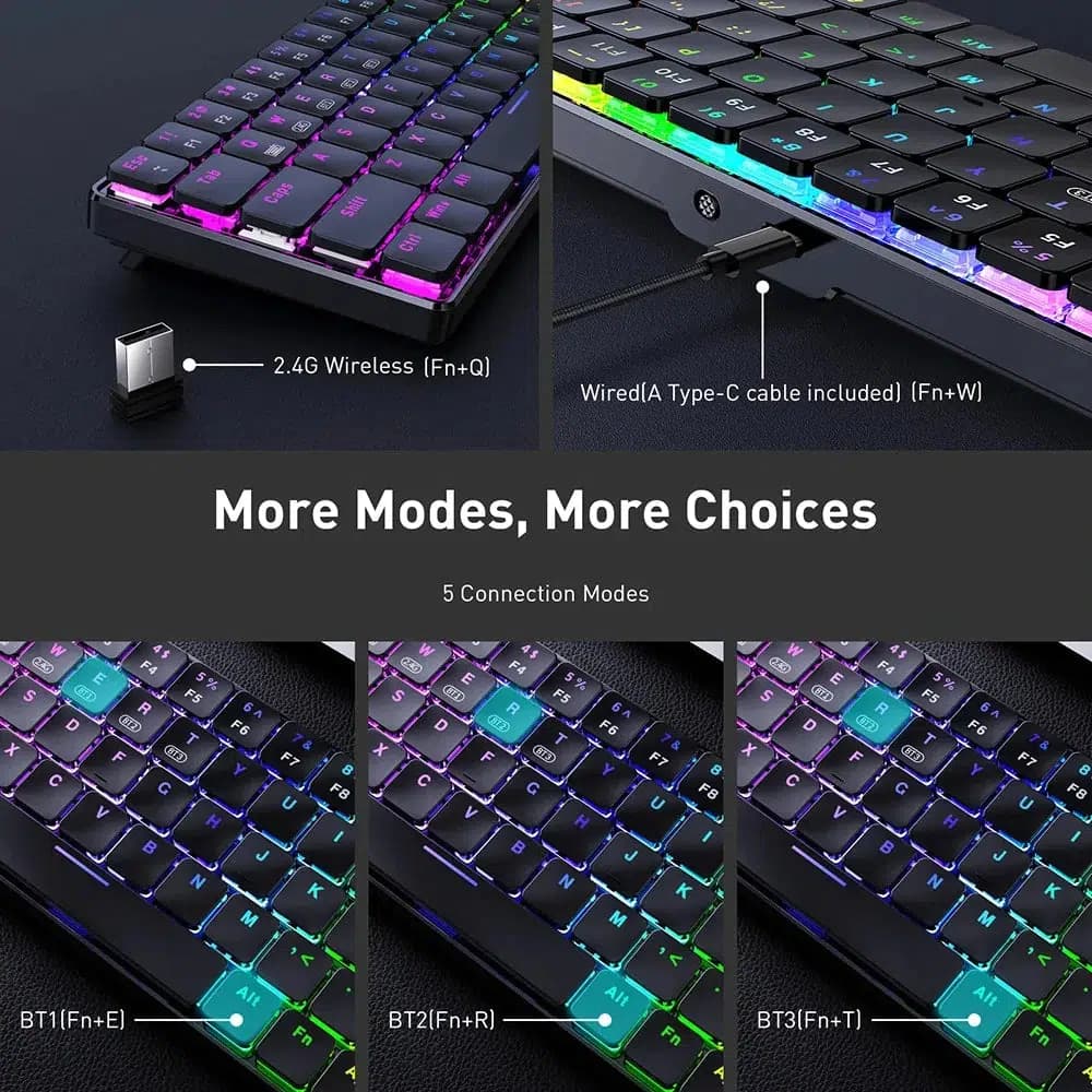 کیبورد مکانیکال گیمینگ اونیکوما مدل ONIKUMA G29 Mechanical Keyboard Cable Mode — تصویر ۱۱