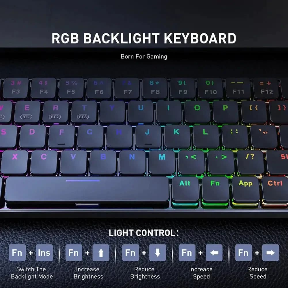 کیبورد مکانیکال گیمینگ اونیکوما مدل ONIKUMA G29 Mechanical Keyboard Cable Mode — تصویر ۶