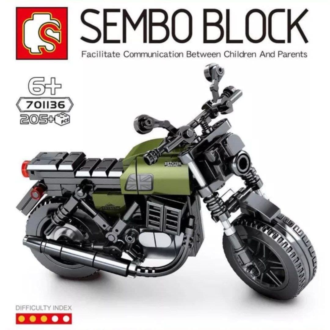 لگو موتور برند Sembo Block کد 701136 — تصویر ۲