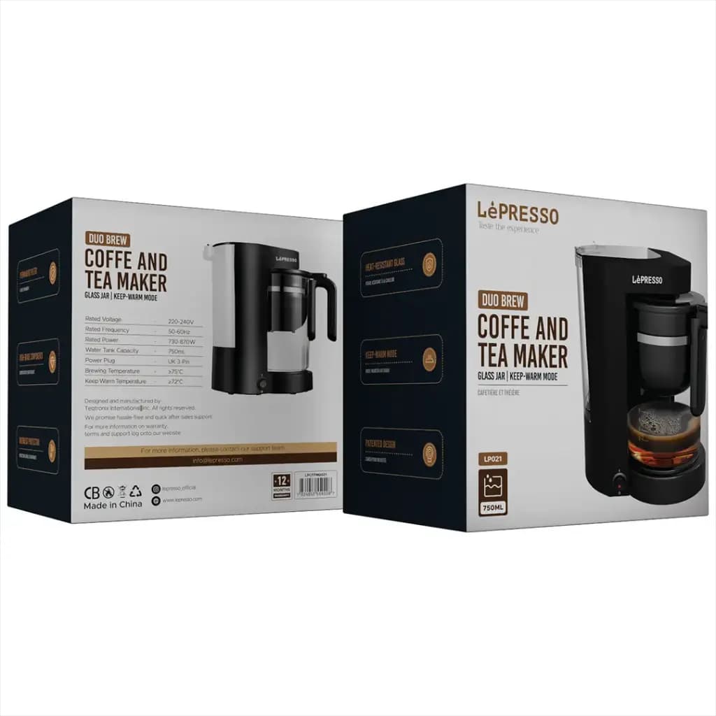 قهوه و چایی ساز Lepresso مدل Duo Brew Coffee and Tea Maker — تصویر ۴