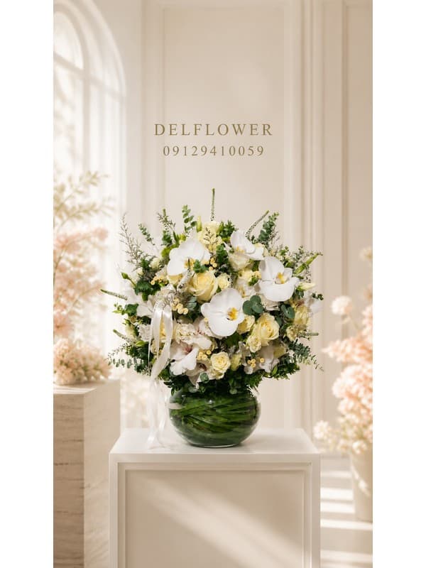 سفارش دسته گل سفره عقد برای عروس و داماد در ونک