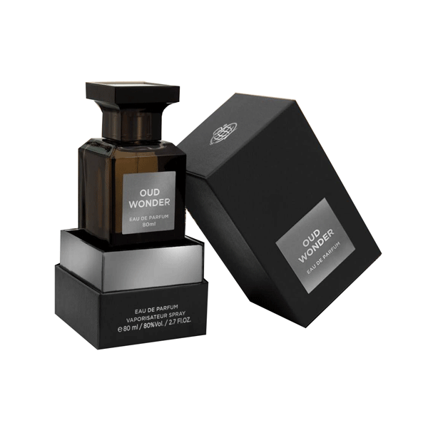 ادو پرفیوم مردانه فراگرنس ورد مدل عود واندر Oud Wonder حجم 80 میلی‌لیتر