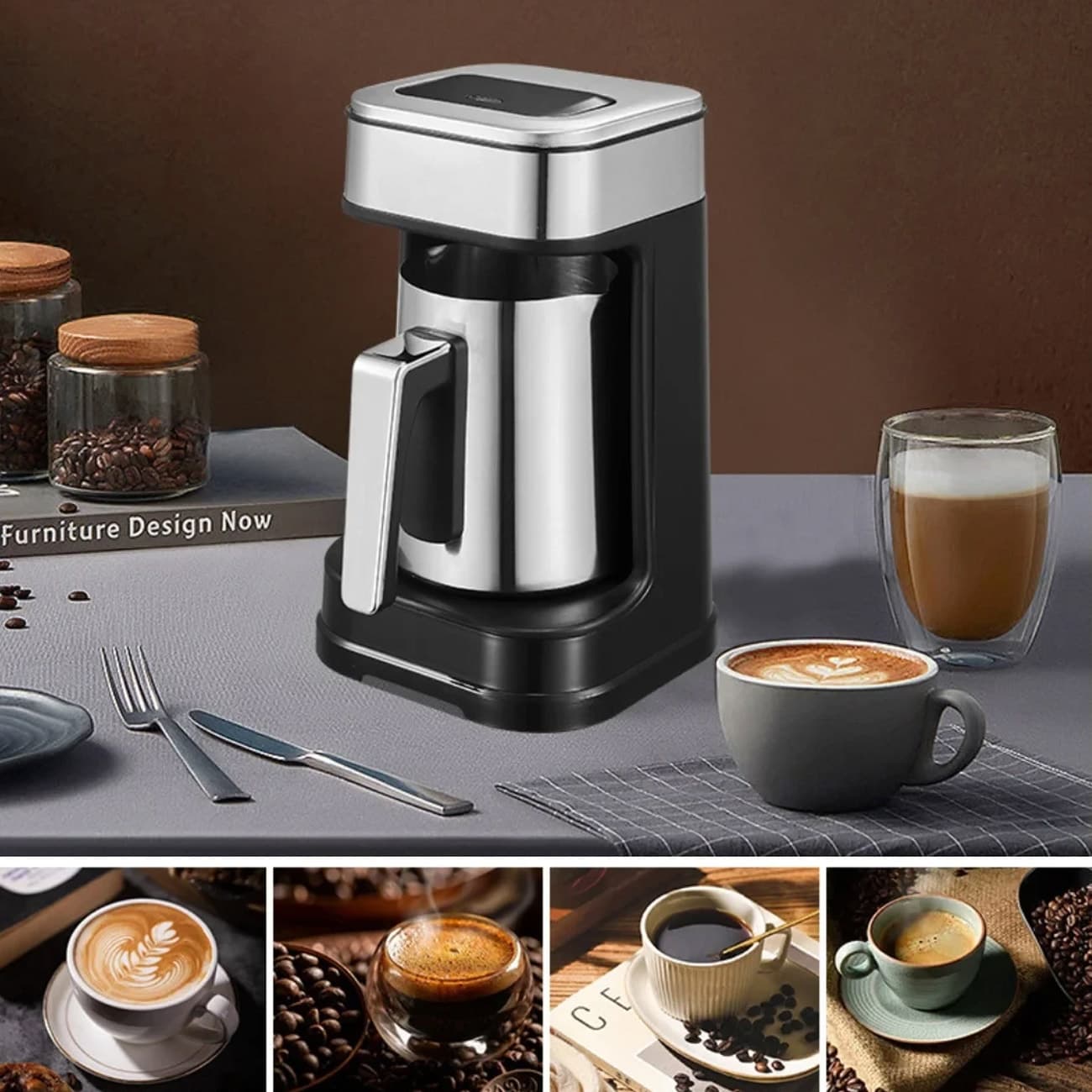 قهوه‌ساز ترک Lepresso مدل LPCFFM0025 — تصویر ۱۲