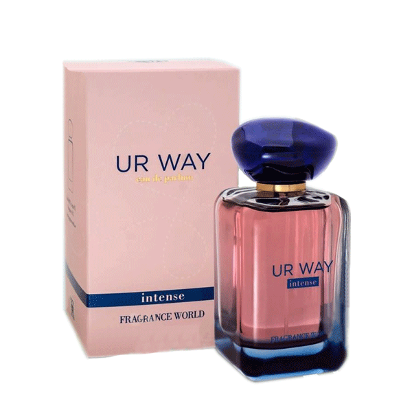 ادو پرفیوم زنانه فراگرنس ورد مدل یو آر وی اینتنس UR WAY Intense حجم 100 میلی‌لیتر