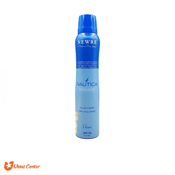 اسپری خوشبو کننده بدن مردانه NEWRE مدل Nautica حجم 200 میل