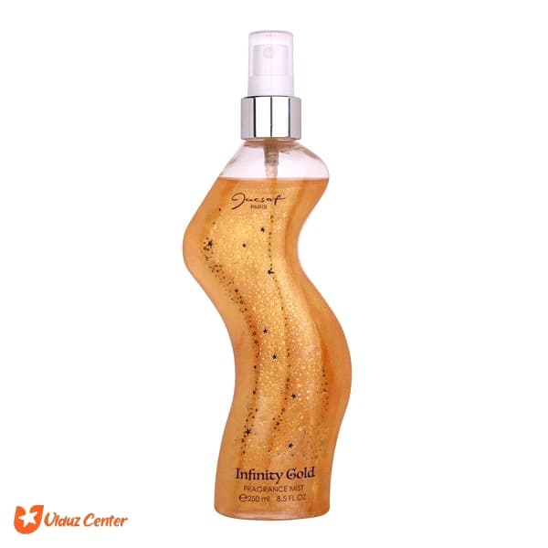 بادی اسپلش شاین دار ژک ساف پاریس مدل Infinity Gold حجم 250 میل — تصویر ۳