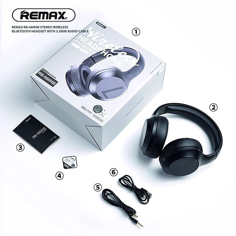 هدفون بی سیم ریمکس مدل RB-660HB — تصویر ۱۲
