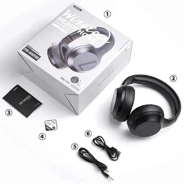 هدفون بی سیم ریمکس مدل RB-660HB — تصویر ۷