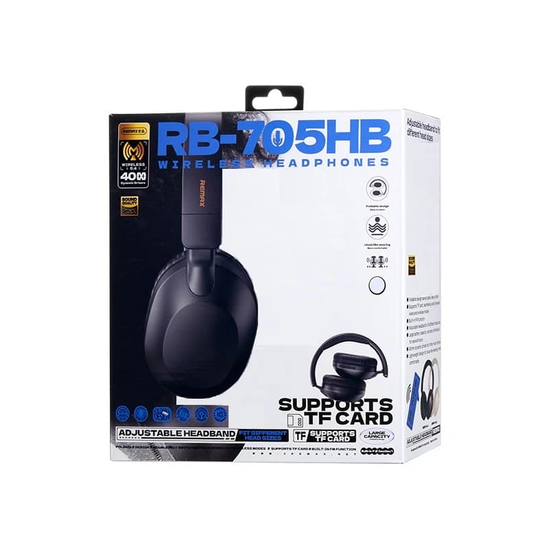 هدفون بلوتوثی ریمکس مدل RB-705 — تصویر ۶