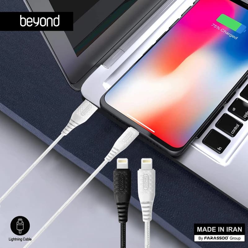 کابل تبدیل 1 متری USB به لایتنینگ بیاند مدل BA-312 — تصویر ۸