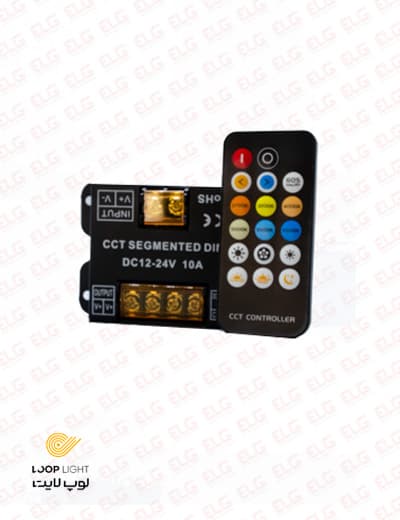 کنترلر ریسه 10 آمپر Sunset لوپ لایت 12~24 ولت مدل RF — تصویر ۵