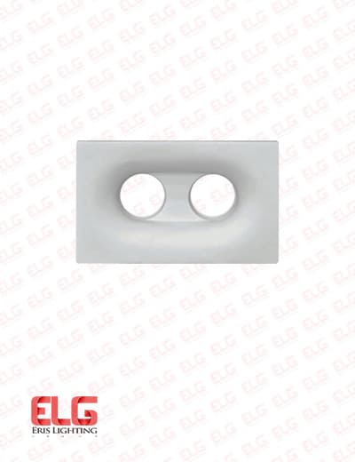 قاب گچی دو شعله مستطیلی مدل MR-717 آقای نور