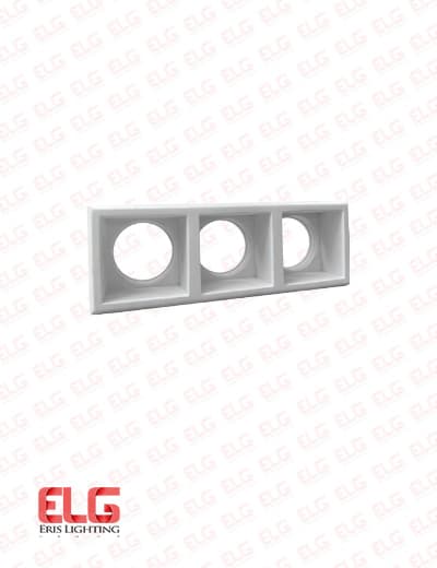 فریم گچی سه شعله کوچک مستطیلی مدل MR-715 آقای نور