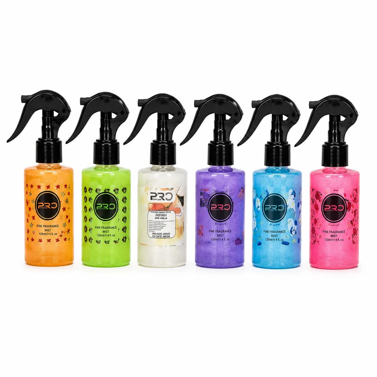 عطر مو شاین دار PRO ۱۲۰ میل، 6 رایحه گرم و رویایی کد 605
