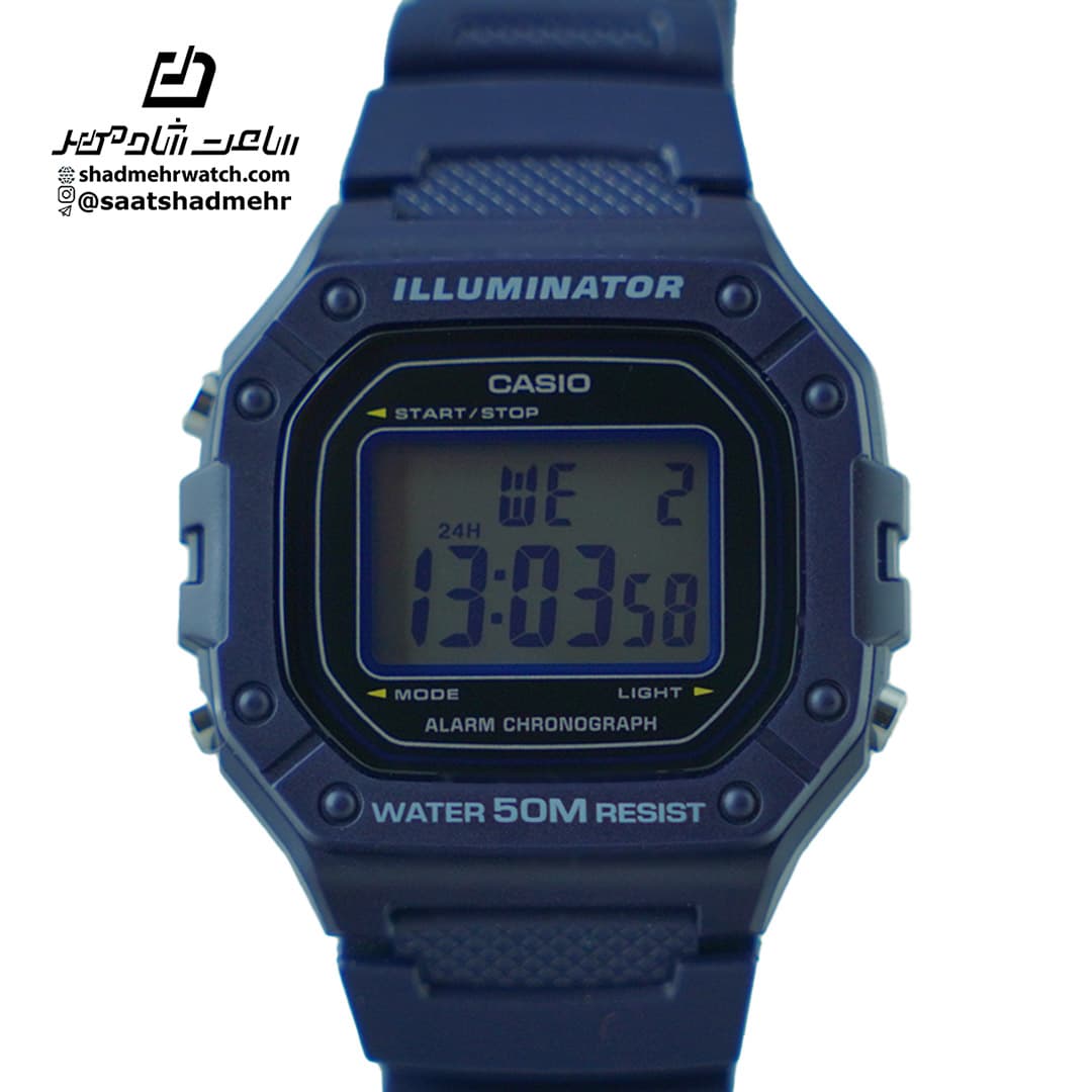 ساعت مچی مردانه کاسیو (Casio) W-218H-2AVDF