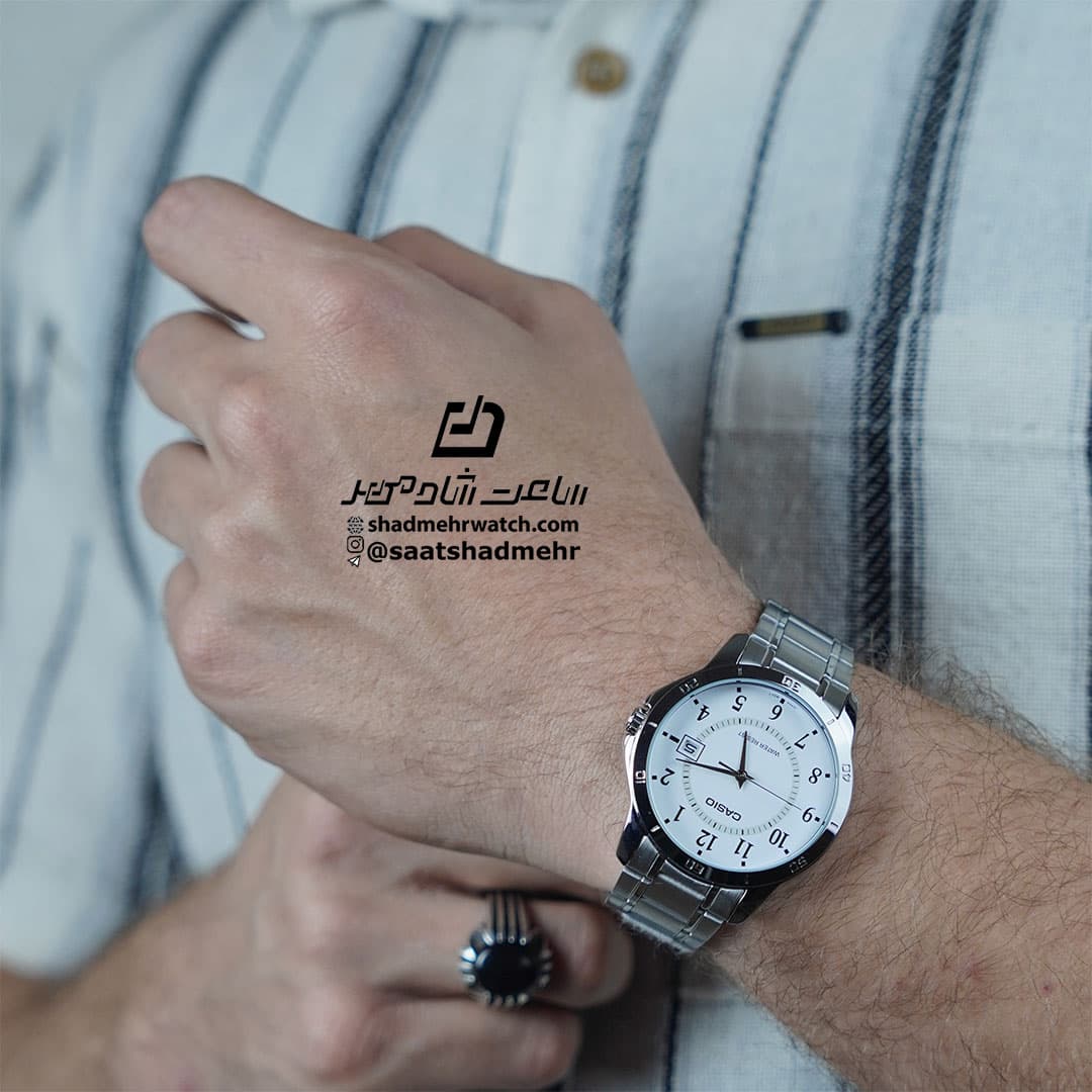 ساعت مچی مردانه کاسیو (Casio) MTP-V004D-7BUDF — تصویر ۴