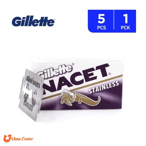 تیغ اصلاح ژبلت مدل Nacet بسته 5 عددی