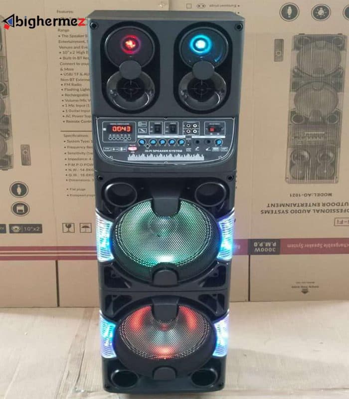 اسپیکر چمدانی پی نت مدل AO-1021 — تصویر ۵