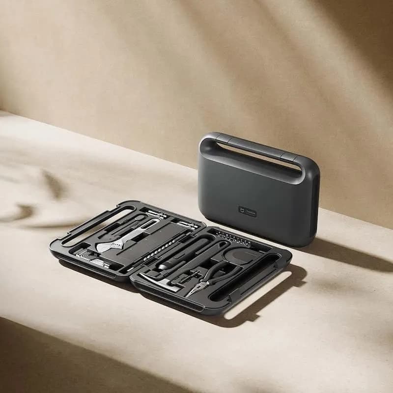 بررسی و خرید جعبه ابزار ۶+۱ پارچه شیائومی مدل Mijia Home Toolbox MJGJX001QW — تصویر ۳