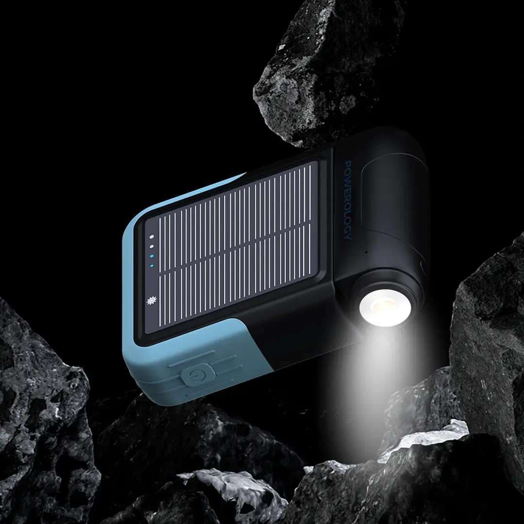 پاوربانک خورشیدی پاورولوژی مدل Powerology Sante Solar Power Bank ظرفیت 10000mAh — تصویر ۶