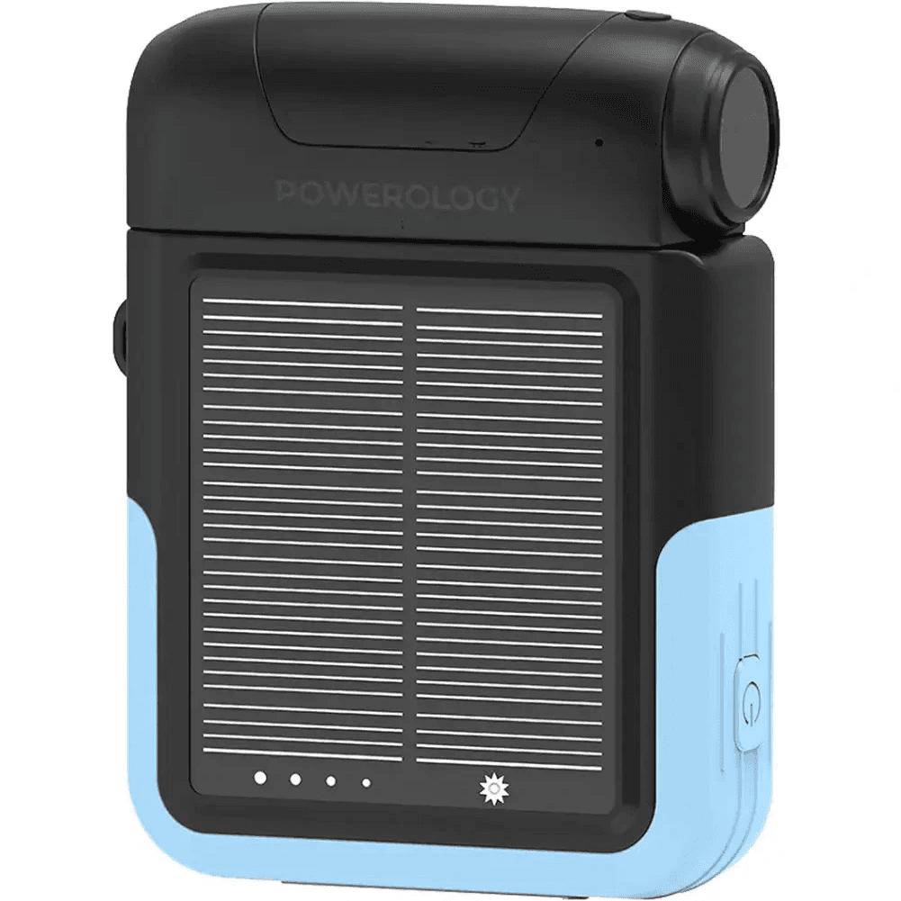 پاوربانک خورشیدی پاورولوژی مدل Powerology Sante Solar Power Bank ظرفیت 10000mAh